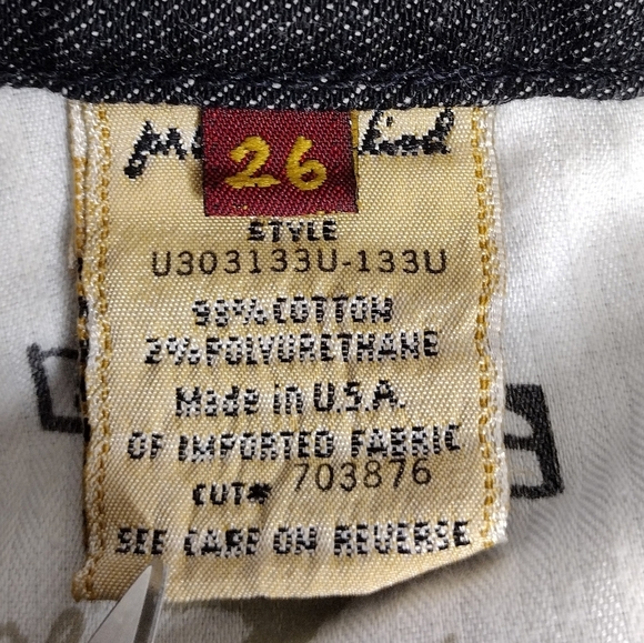 7 For All Mankind "A" Pocket Women's Cotton Blend Black Denim Mini Skirt Size 26 - Picture 10 of 13